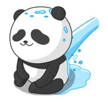 Shaking with Panda Yuan-Zai sticker #14593764