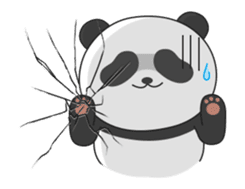 Shaking with Panda Yuan-Zai sticker #14593768