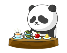 Shaking with Panda Yuan-Zai sticker #14593770