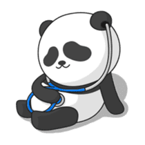 Shaking with Panda Yuan-Zai sticker #14593771