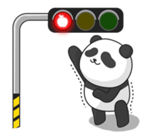 Shaking with Panda Yuan-Zai sticker #14593776