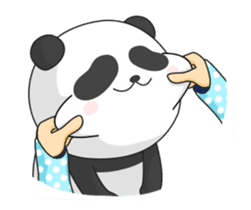 Shaking with Panda Yuan-Zai sticker #14593778