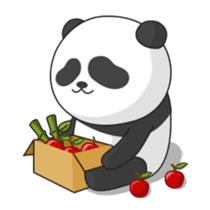 Shaking with Panda Yuan-Zai sticker #14593780