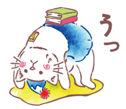 Tamanyan JapanCat of the Mount Fuji hat sticker #14594185