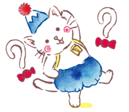 Tamanyan JapanCat of the Mount Fuji hat sticker #14594192