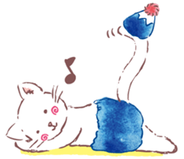 Tamanyan JapanCat of the Mount Fuji hat sticker #14594197