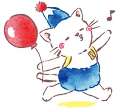 Tamanyan JapanCat of the Mount Fuji hat sticker #14594208