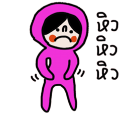 Pink in January sticker #14594455