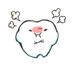 Honwaka Tooth Sticker sticker #14594561