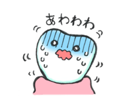 Honwaka Tooth Sticker sticker #14594562
