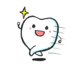 Honwaka Tooth Sticker sticker #14594563
