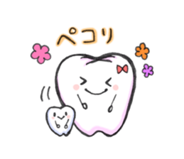 Honwaka Tooth Sticker sticker #14594565
