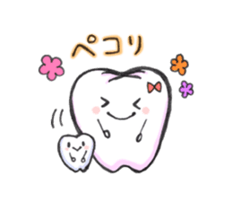 Honwaka Tooth Sticker sticker #14594565