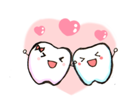 Honwaka Tooth Sticker sticker #14594573