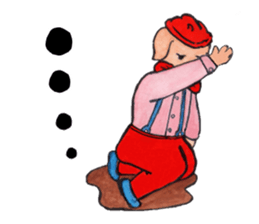 Handmade Sticker of grandma sticker #14595108