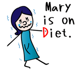 I'm Mary!! sticker #14595235