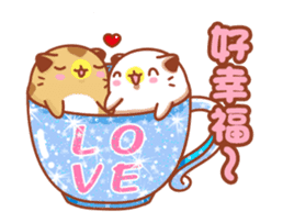 Niu Niu Cat "Sweet Heart" sticker #14595414