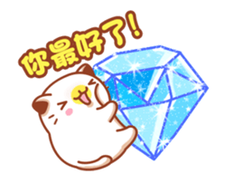 Niu Niu Cat "Sweet Heart" sticker #14595426