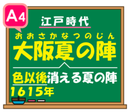 Japanese history/The Edo Period sticker #14595829