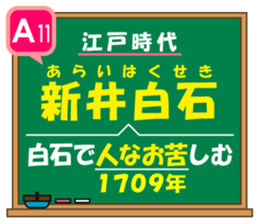 Japanese history/The Edo Period sticker #14595843