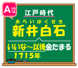 Japanese history/The Edo Period sticker #14595845