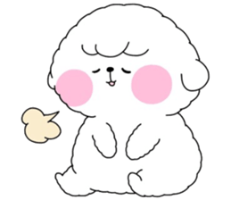 Bichon Frise "Happy new year" sticker #14596061