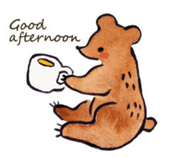 Cute animals in fairy tales sticker #14597554