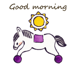 Cute animals in fairy tales sticker #14597560