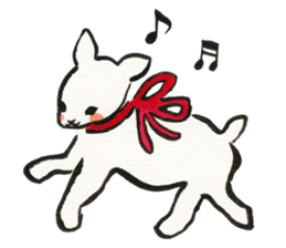 Cute animals in fairy tales sticker #14597562