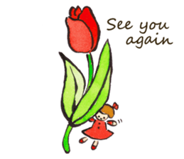 Cute animals in fairy tales sticker #14597564