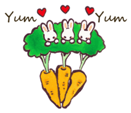 Cute animals in fairy tales sticker #14597566