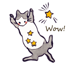 Cute animals in fairy tales sticker #14597569