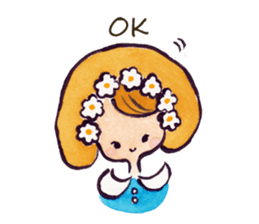 Cute animals in fairy tales sticker #14597570