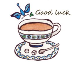 Cute animals in fairy tales sticker #14597571