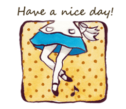 Cute animals in fairy tales sticker #14597573