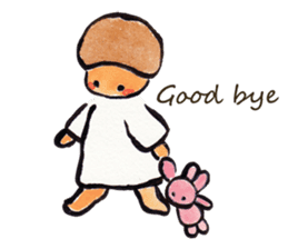 Cute animals in fairy tales sticker #14597578