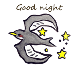 Cute animals in fairy tales sticker #14597583