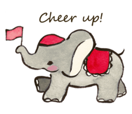 Cute animals in fairy tales sticker #14597587