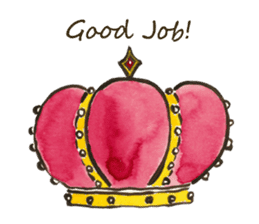 Cute animals in fairy tales sticker #14597588