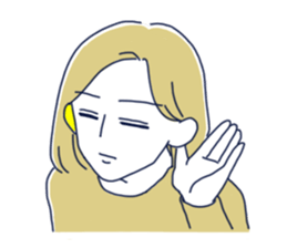 Katamimi-Nancho sticker #14597592