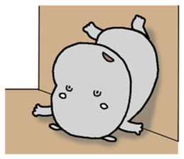 Stupid hippopotamus sticker #14598089