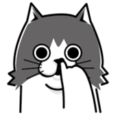 Cat's Fuji 2 sticker #14598648