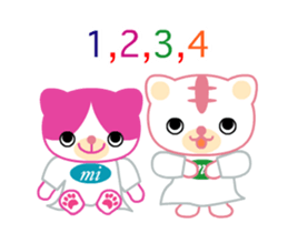 Sister cat of Mi and Me. sticker #14598746