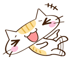 CHITCHI of a cat sticker #14598803
