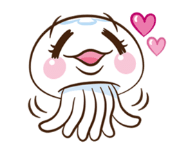 Clara the Jellyfish 5 sticker #14599111