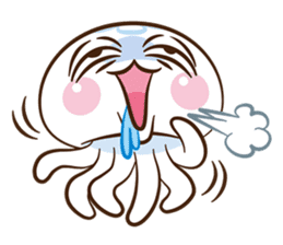 Clara the Jellyfish 5 sticker #14599131