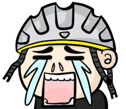 the cycling life of a struggling Knight sticker #14599815