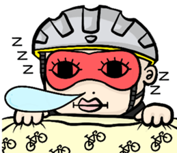the cycling life of a struggling Knight sticker #14599819