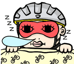 the cycling life of a struggling Knight sticker #14599819
