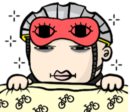 the cycling life of a struggling Knight sticker #14599820